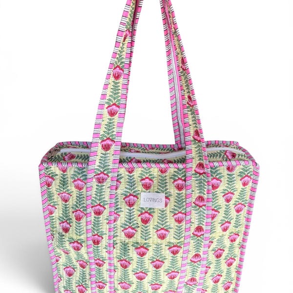 Tulip Blush tote bag